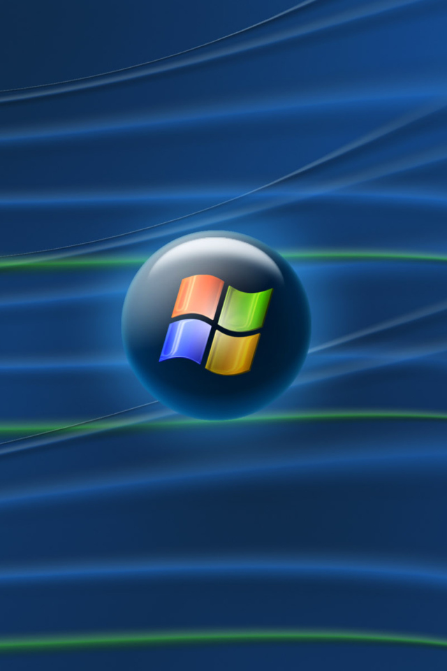 Das Blue Windows Vista Wallpaper 640x960