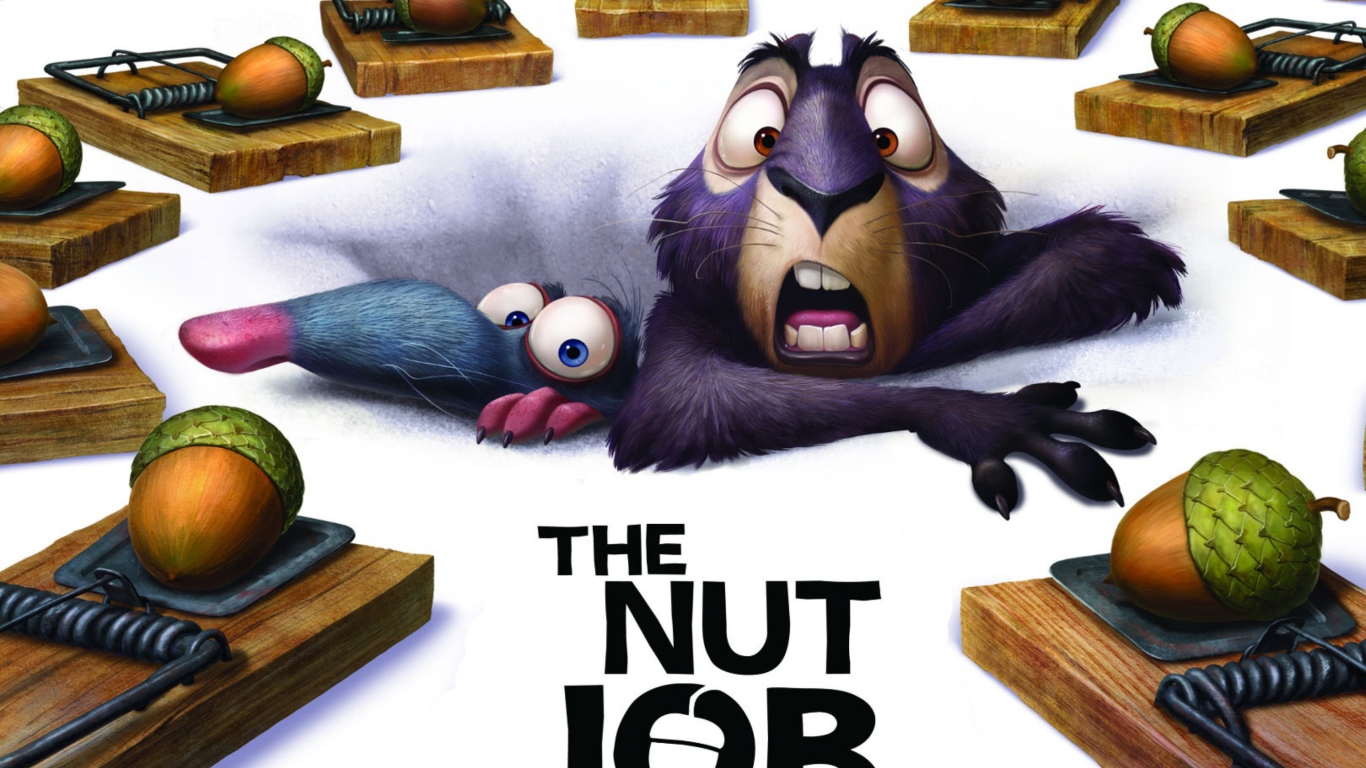 The Nut Job 2014 wallpaper 1366x768