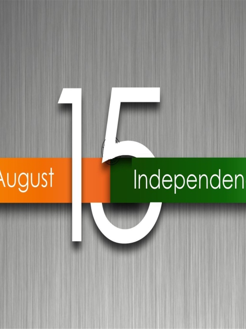 Fondo de pantalla Independence Day in India 480x640