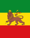 Das Flag of Ethiopia Wallpaper 128x160