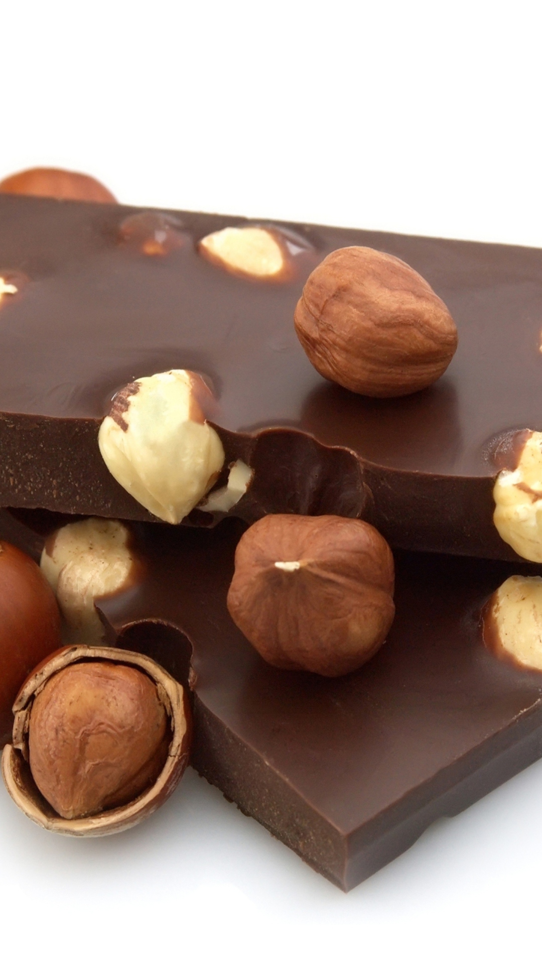 Chocolate With Hazelnuts wallpaper 1080x1920