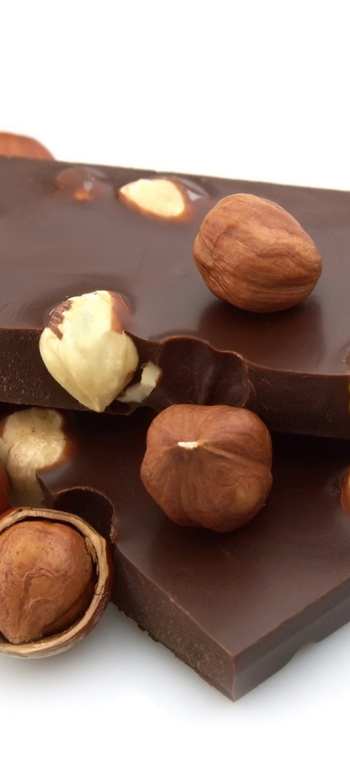 Fondo de pantalla Chocolate With Hazelnuts 1170x2532