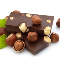 Sfondi Chocolate With Hazelnuts 208x208