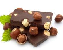 Fondo de pantalla Chocolate With Hazelnuts 220x176