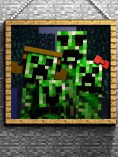 Fondo de pantalla Minecraft Images 240x320