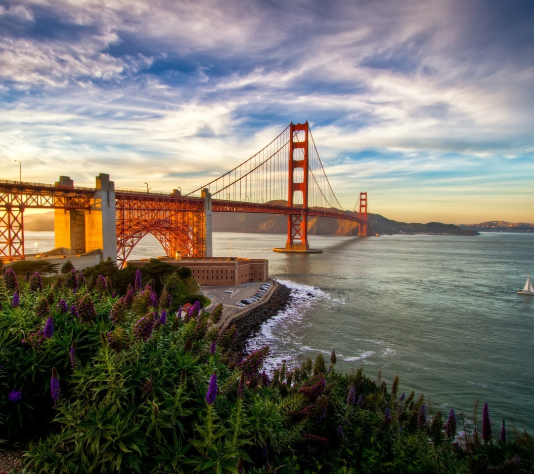 Das Golden Gate Bridge Wallpaper 1080x960