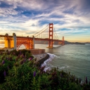 Golden Gate Bridge wallpaper 128x128