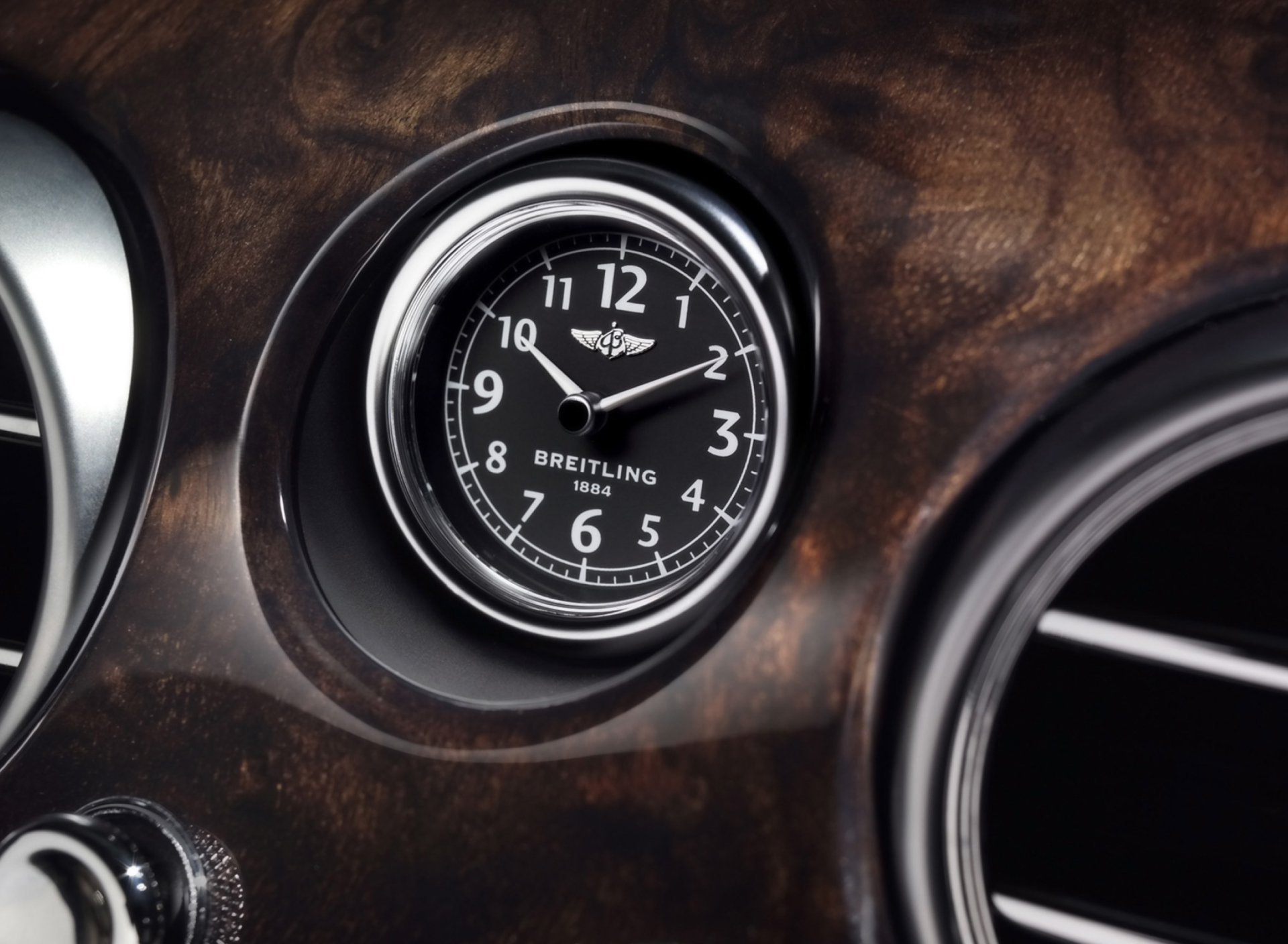 Sfondi Bentley Continental - Breitling Clock 1920x1408