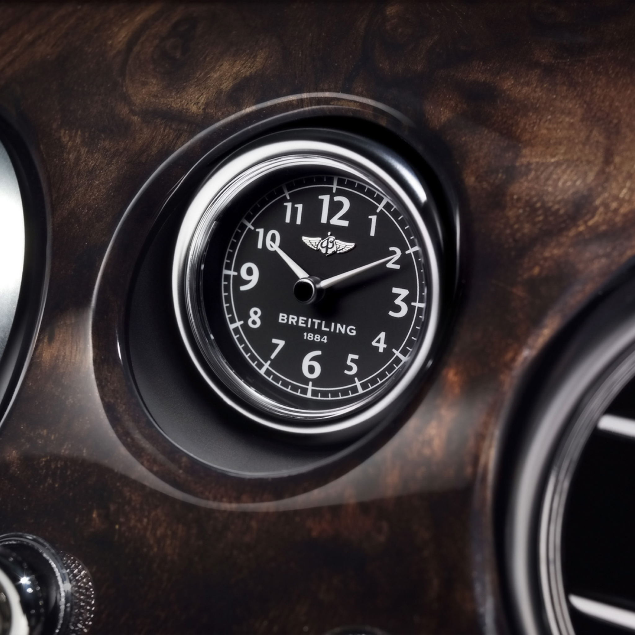 Sfondi Bentley Continental - Breitling Clock 2048x2048