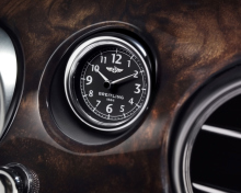 Das Bentley Continental - Breitling Clock Wallpaper 220x176