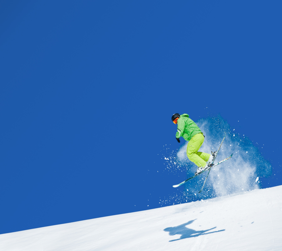 Fondo de pantalla Extreme Skiing 1080x960
