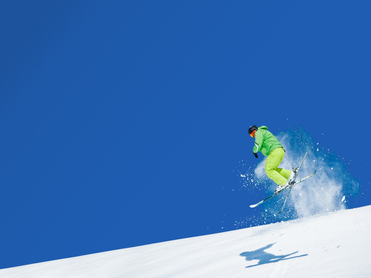 Fondo de pantalla Extreme Skiing 1280x960