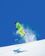 Das Extreme Skiing Wallpaper 176x220