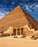 Screenshot №1 pro téma Great Pyramid of Giza in Egypt 128x160