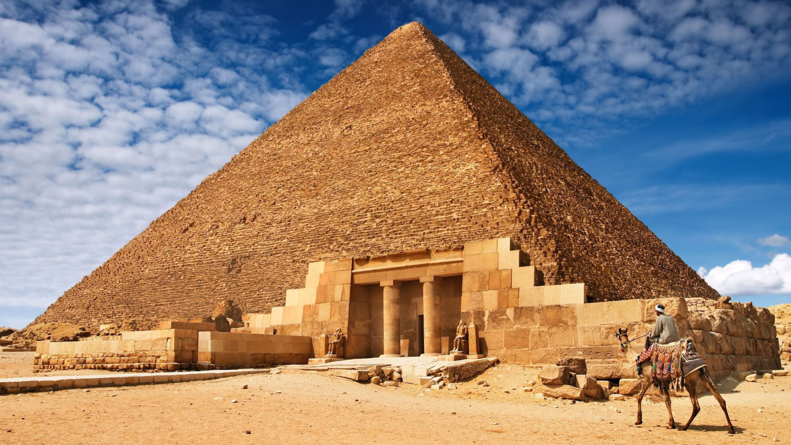 Screenshot №1 pro téma Great Pyramid of Giza in Egypt 1600x900