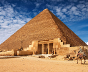 Обои Great Pyramid of Giza in Egypt 176x144