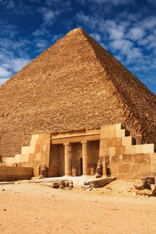 Screenshot №1 pro téma Great Pyramid of Giza in Egypt 320x480