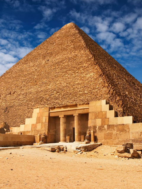 Screenshot №1 pro téma Great Pyramid of Giza in Egypt 480x640