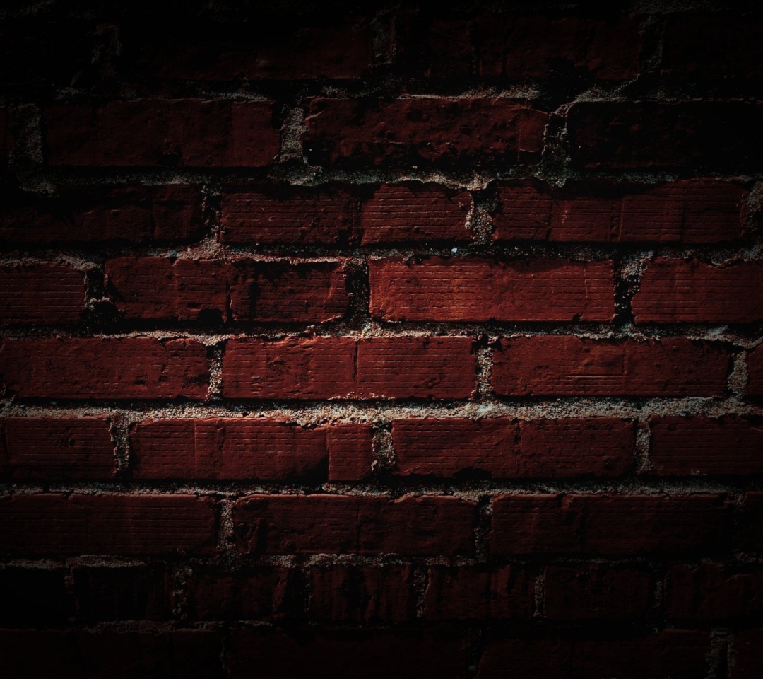 Das Red Brick Wall Wallpaper 1080x960