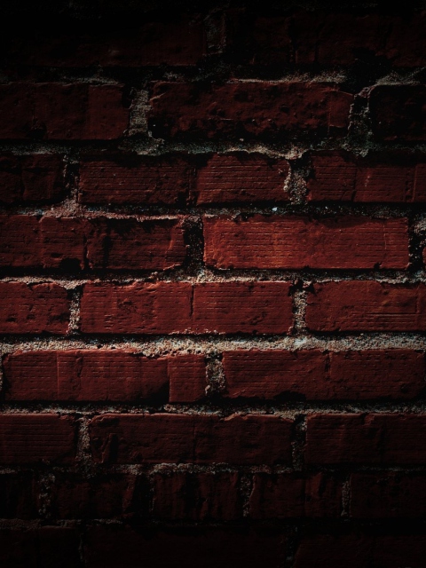 Fondo de pantalla Red Brick Wall 480x640