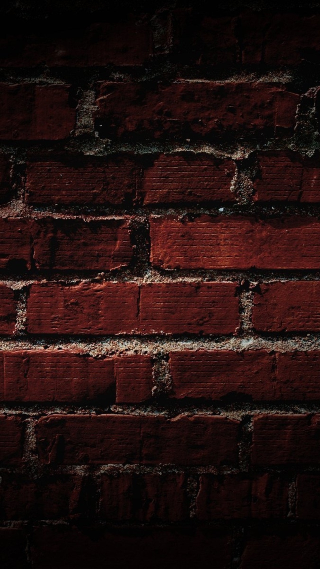 Sfondi Red Brick Wall 640x1136