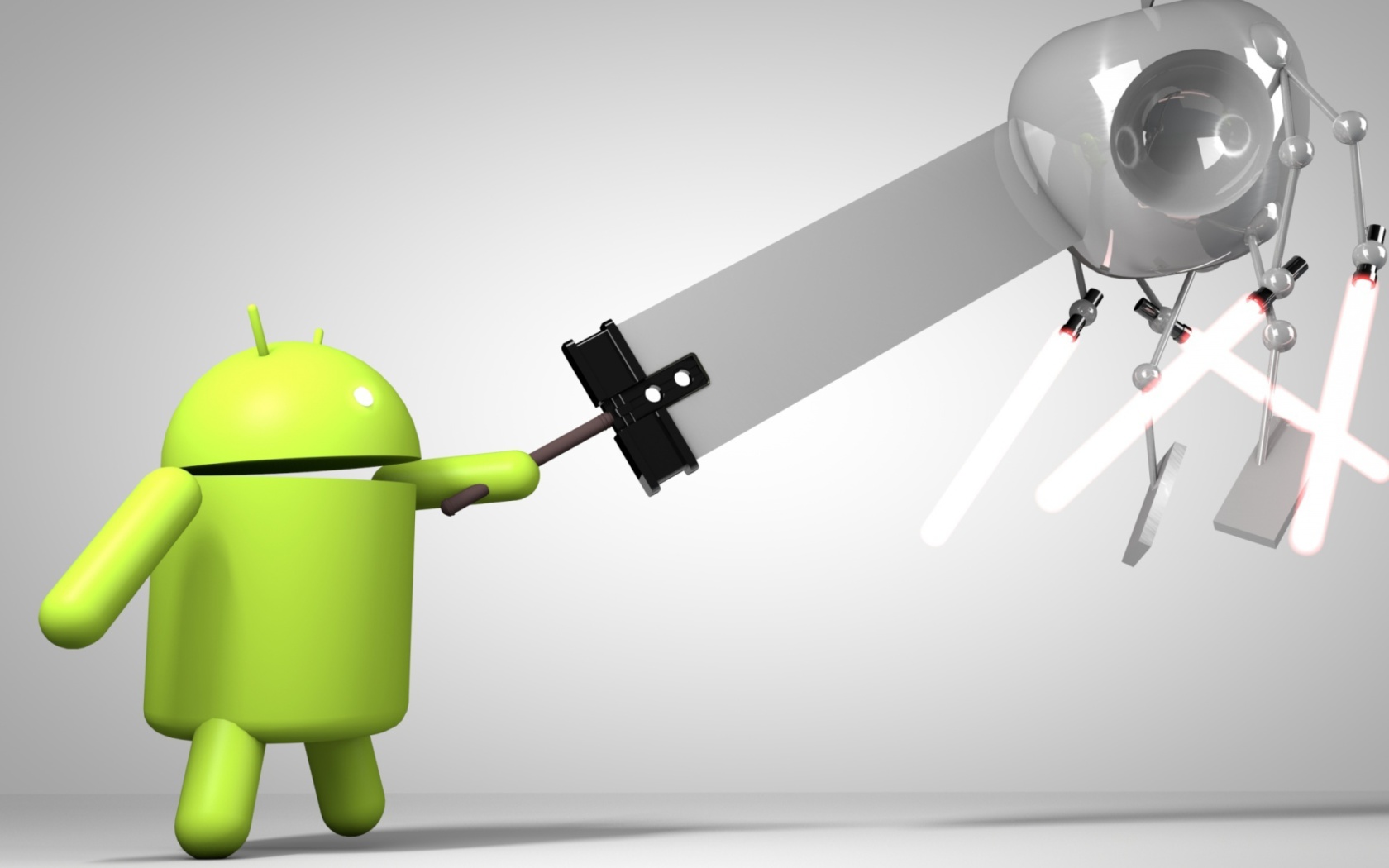 Android Logo wallpaper 1680x1050
