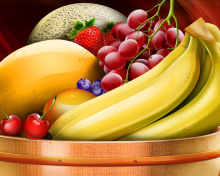 Fondo de pantalla Fruit Basket 220x176