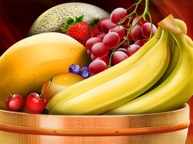 Screenshot №1 pro téma Fruit Basket 640x480