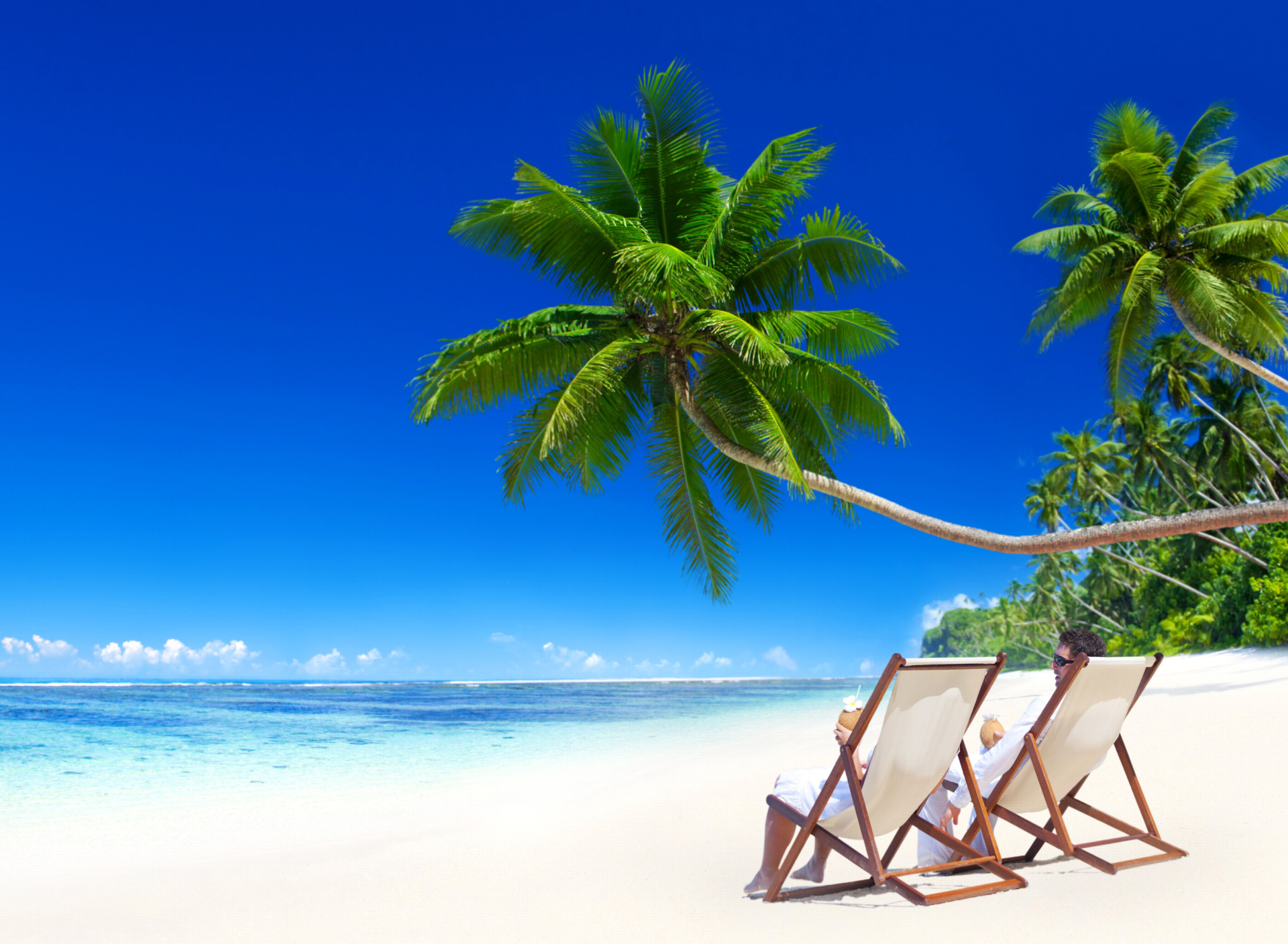 Vacation in Tropical Paradise wallpaper 1920x1408