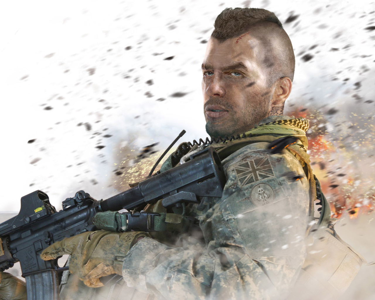 Screenshot №1 pro téma Modern Warfare 3 - Call of Duty 1280x1024