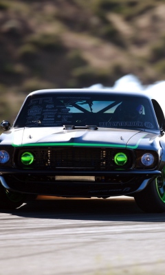 Screenshot №1 pro téma Ford Mustang Drifting 240x400