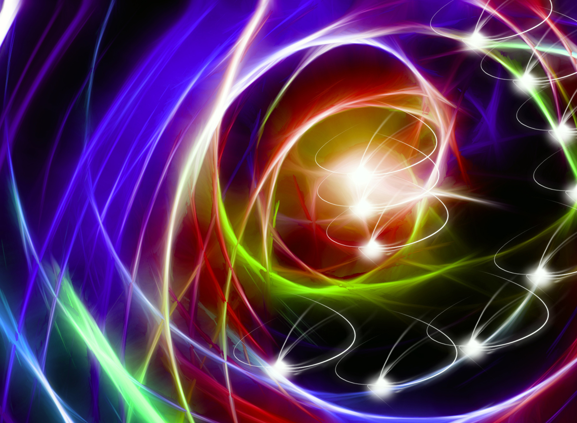 Abstraction chaos Rays wallpaper 1920x1408