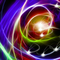 Das Abstraction chaos Rays Wallpaper 208x208