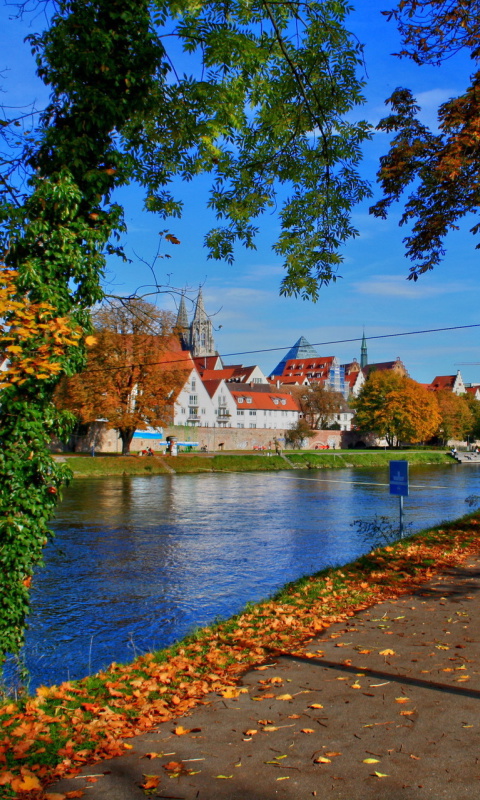 Sfondi Ulm City in Baden Wurttemberg and Bayern 480x800