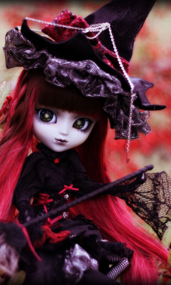 Screenshot №1 pro téma Gothic Doll 240x400