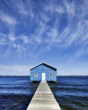 Screenshot №1 pro téma Blue Pier House 128x160