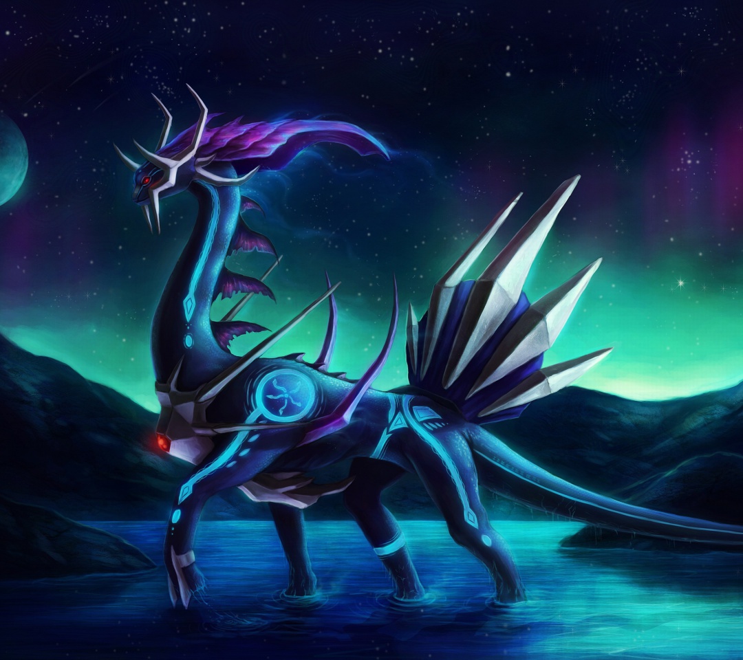 Fondo de pantalla Dragon Moon 1080x960