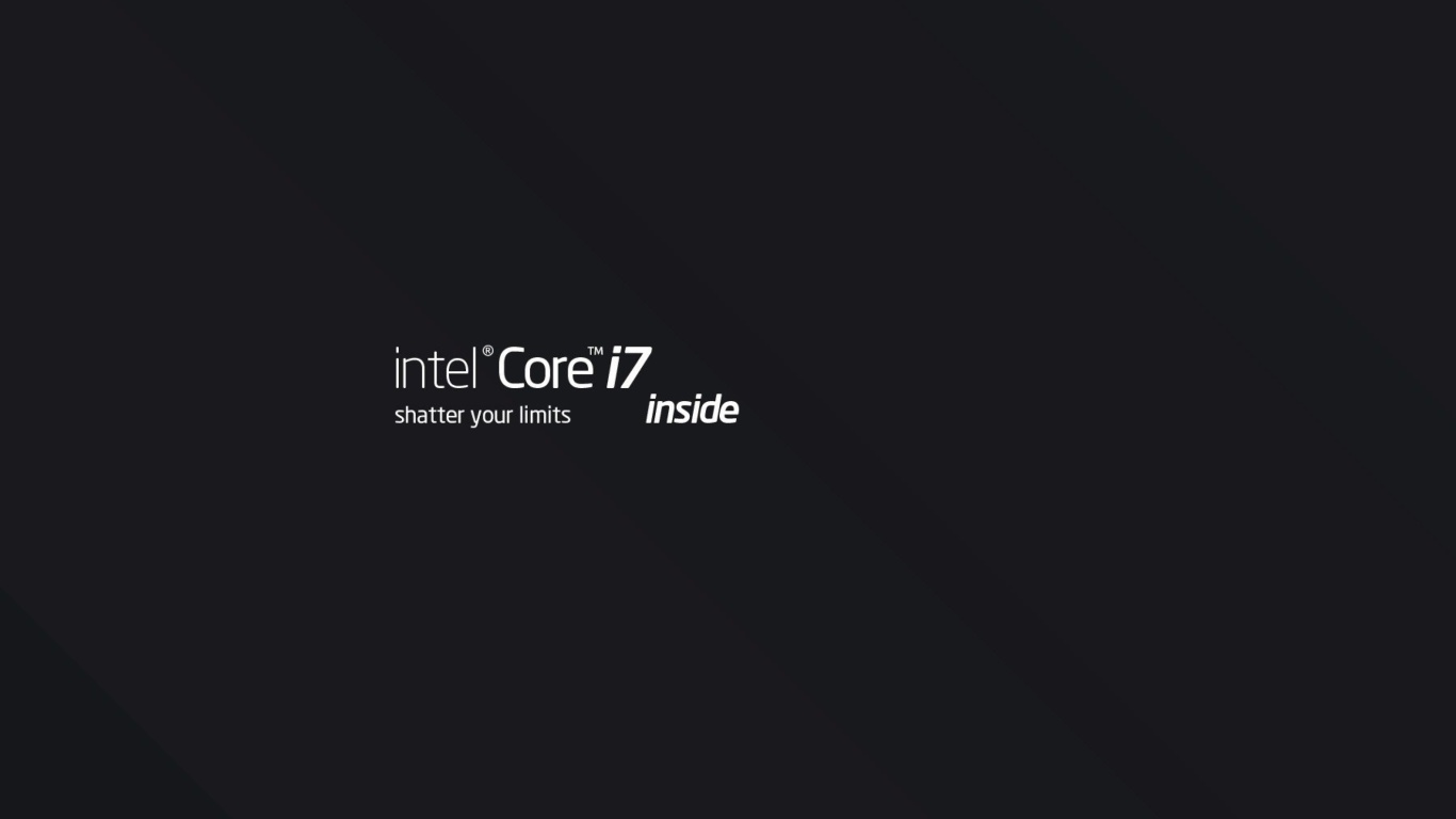 Fondo de pantalla 4th Generation Processors Intel Core i7 1366x768