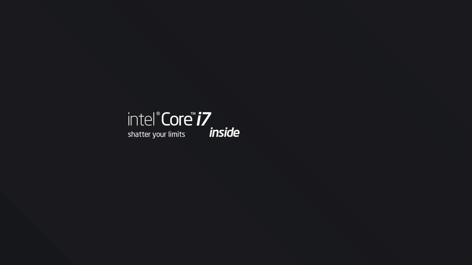 Fondo de pantalla 4th Generation Processors Intel Core i7 1600x900