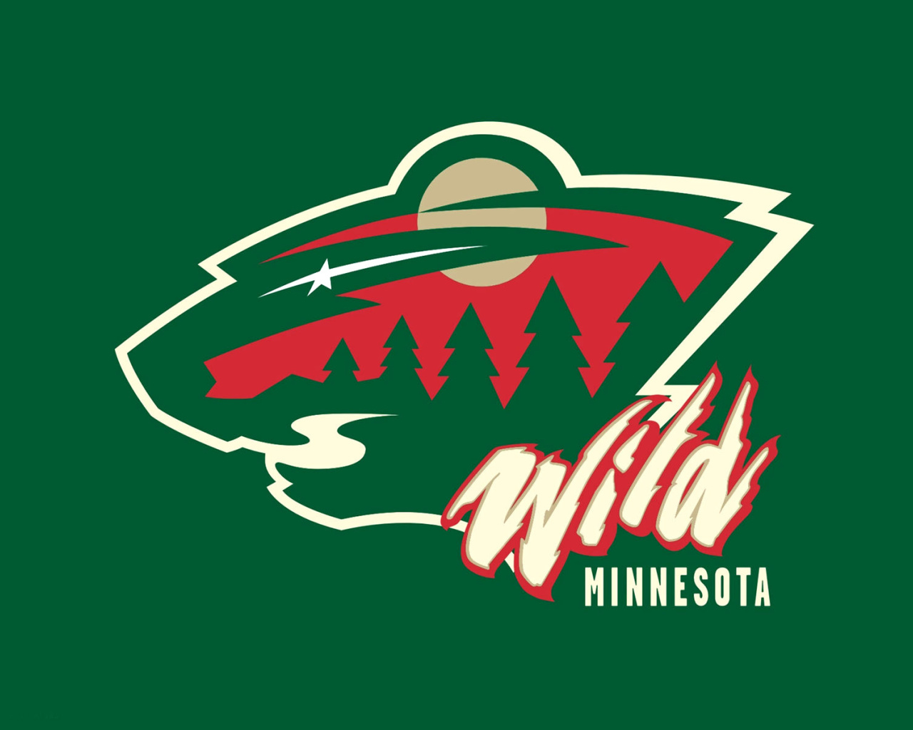 Das Minnesota Wild Wallpaper 1280x1024