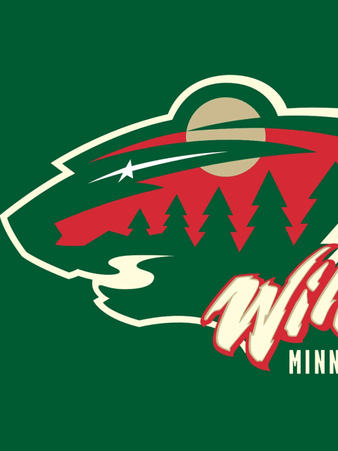 Das Minnesota Wild Wallpaper 480x640