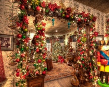 New Year House Decorations and Design wallpaper 220x176