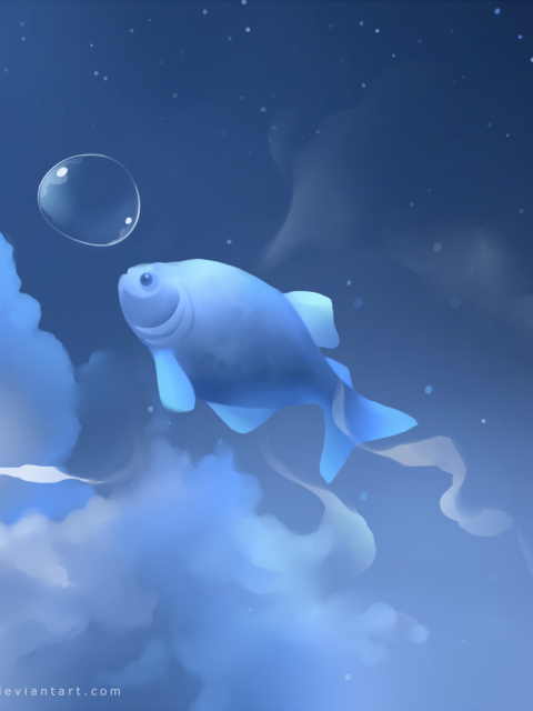 Blue Fish screenshot #1 480x640