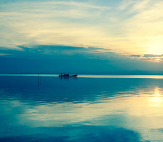 Horizon Between Sky And Sea - Obrázkek zdarma pro 208x208