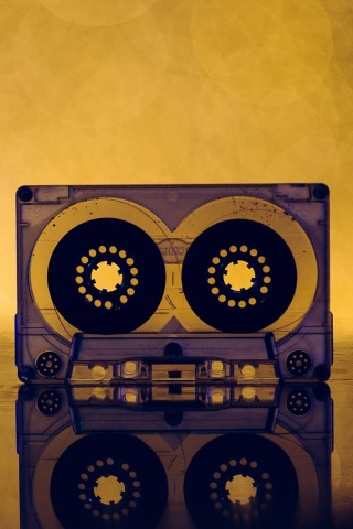 Das Retro Cassette Wallpaper 320x480