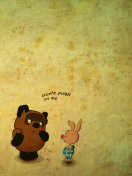 Fondo de pantalla Russian Winnie The Pooh 132x176