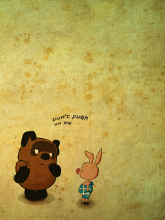 Обои Russian Winnie The Pooh 240x320