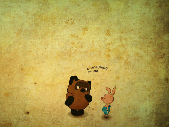 Fondo de pantalla Russian Winnie The Pooh 640x480