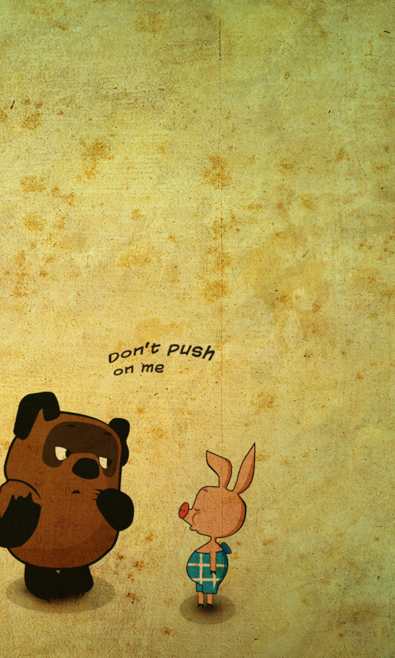 Fondo de pantalla Russian Winnie The Pooh 768x1280