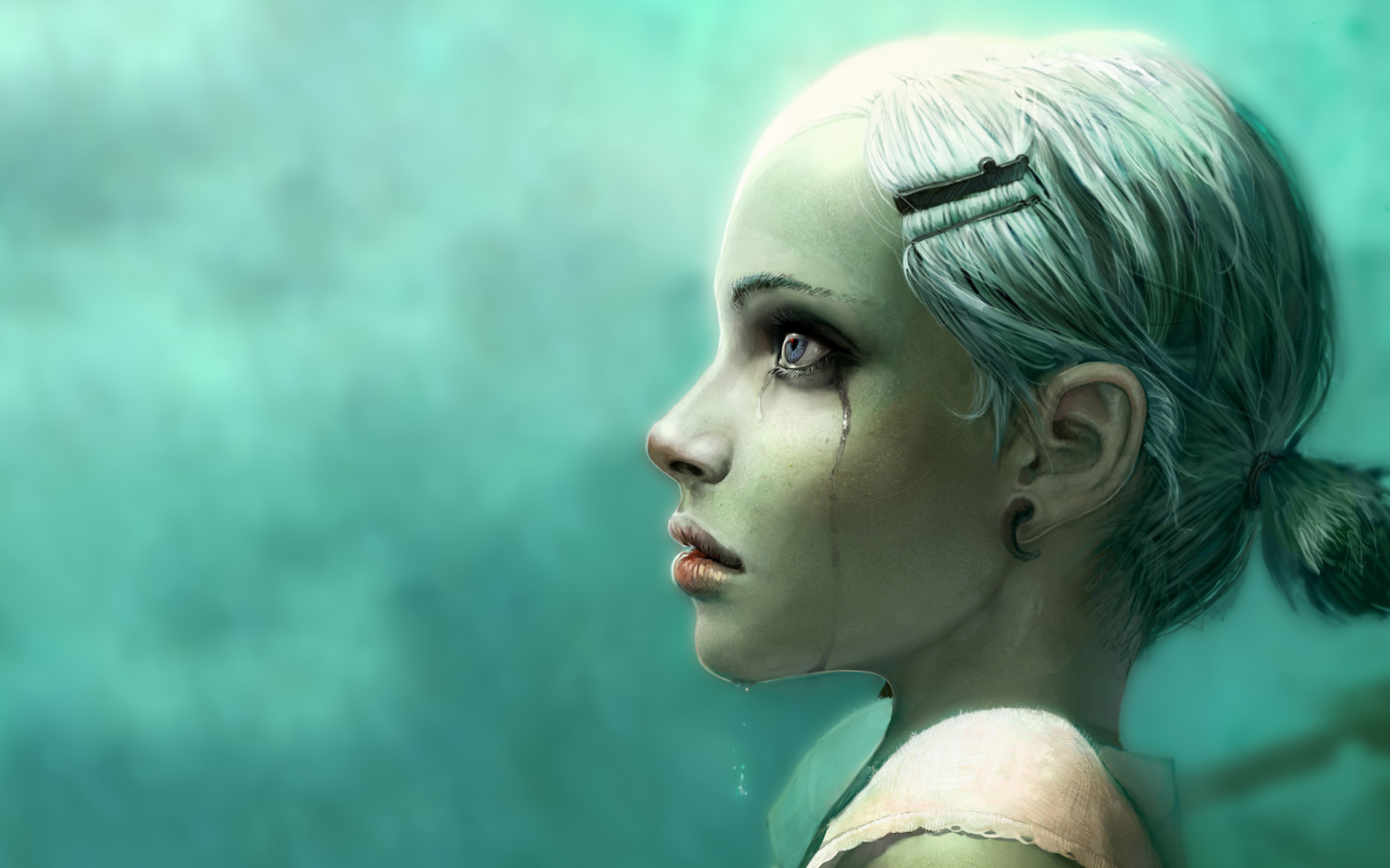 Screenshot №1 pro téma Girls Tears And Cry 2560x1600